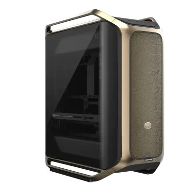Gabinete Coolermaster Cosmos Alpha Gold Full Tower X3 Fan Rgb