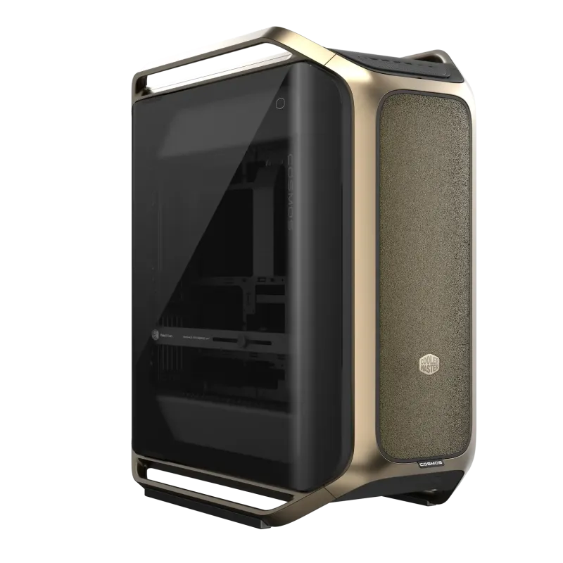 Gabinete Coolermaster Cosmos Alpha Gold Full Tower X3 Fan Rgb
