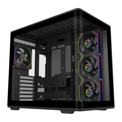 Gabinete Coolermaster Elite 600 Mid Tower  X4 Fan Rgb Black 