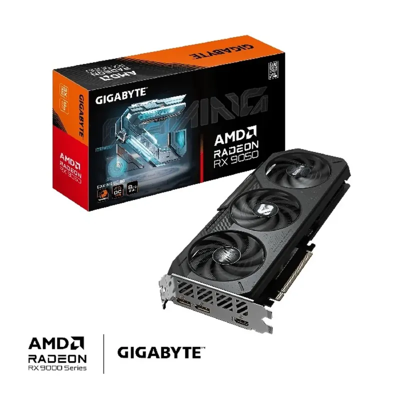 Placa De Video Gigabyte Radeon Rx 9050 Gaming Oc 8Gb Gddr6