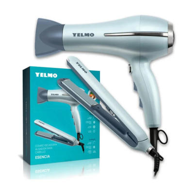 Secador De Cabello Sc-3688 + Alisador De Cabello Ap-3388 Yelmo 2300W