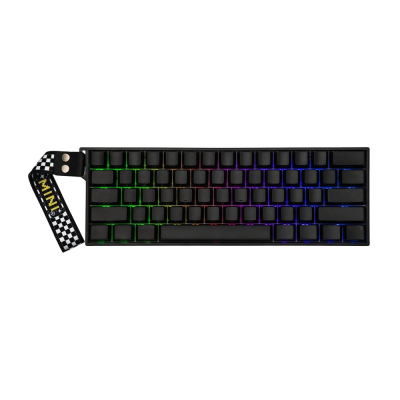 Teclado Aula Mini 60 He Pro Black Rgb Sw Stormrise Magnetico Trimodo Black