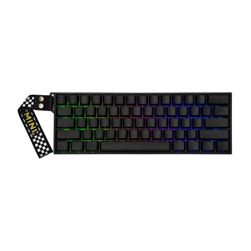 Teclado Aula Mini 60 He Pro Black Rgb Sw Stormrise Magnetico Trimodo Black