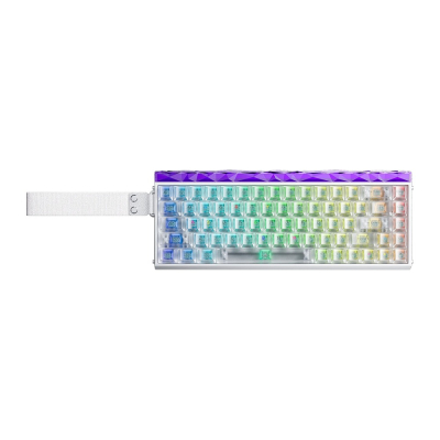 Teclado Aula Hero 68He Rgg White Sw Silver 65% Magnetic