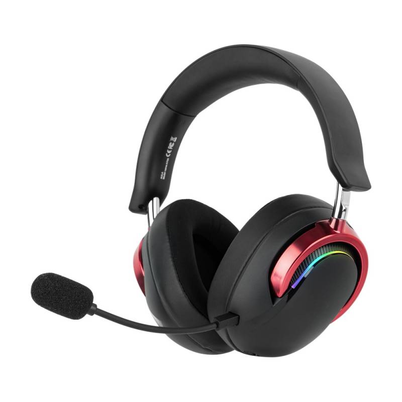 Auricular Aula A700-Rgb C/Mic Red