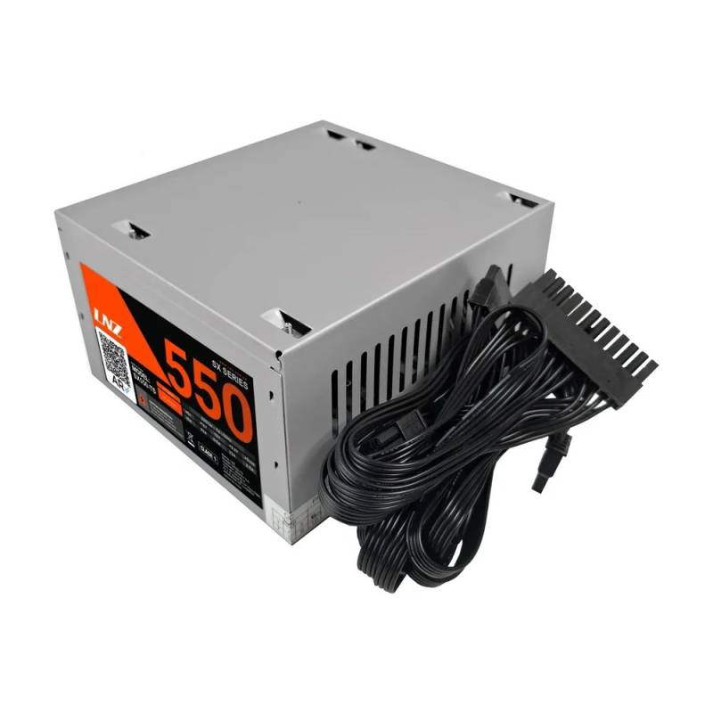 Fuente 550W Lnz Sx550-Ts Metalica (Cables Largos)
