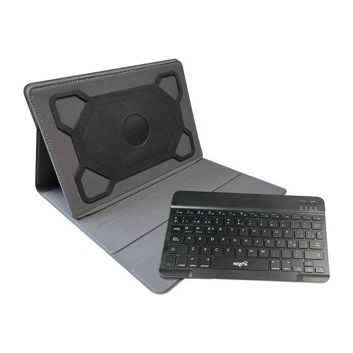 Funda Nisuta Para Tablet 9- 10.1 Con Teclado Bluetooth Sp Nsfute910B