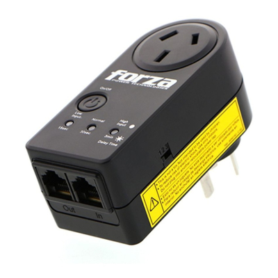 Estabilizador Forza 1500W 1 900J Toma Rj45