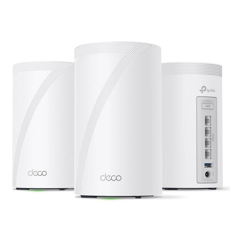 Sistema Wifi Mesh Tp-Link Deco Be65 Be11000 Wi-Fi7 (Pack X3)