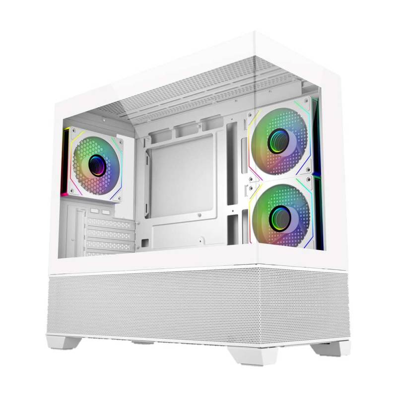Gabinete Coolermaster Elite 490 X3 Fan White