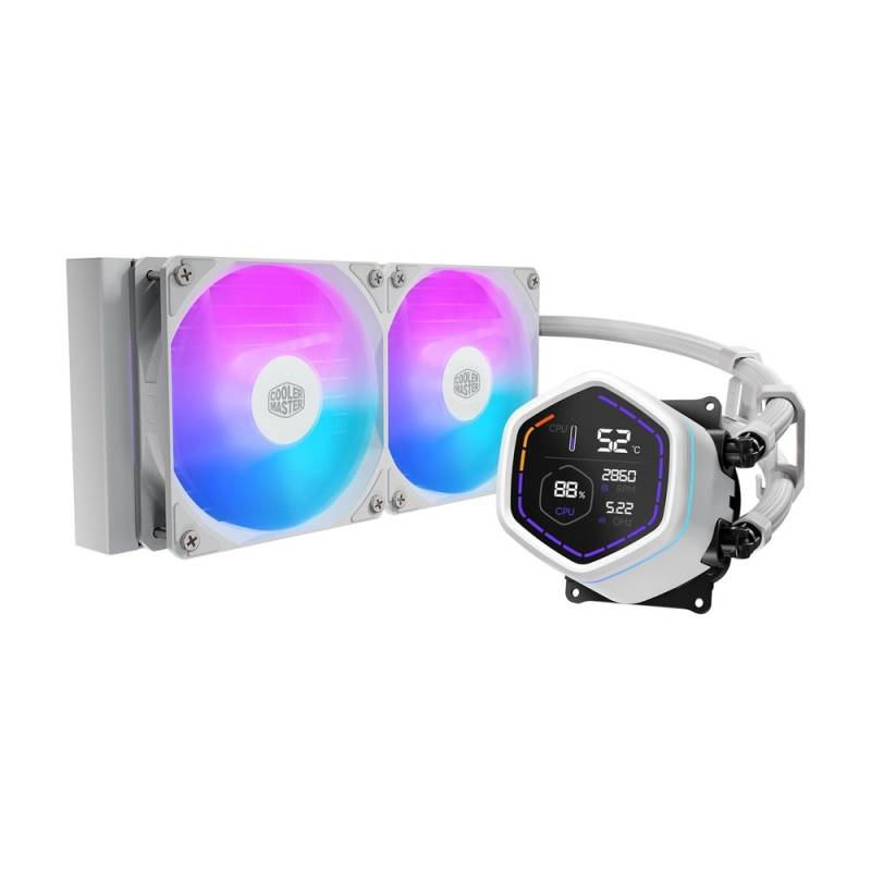 Watercooling Coolermaster 240 Core Nex Digital White Argb