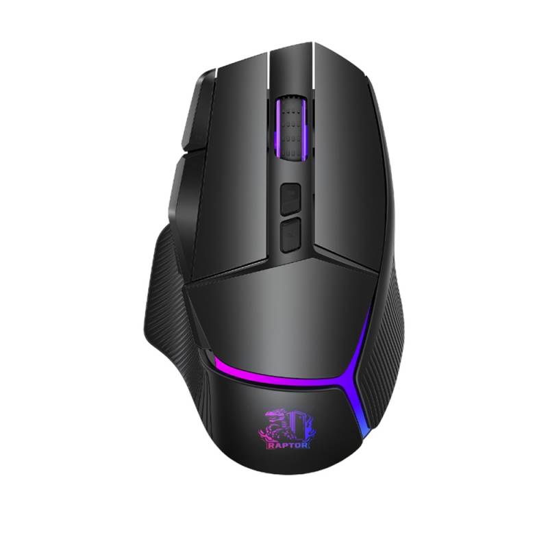 Mouse Raptor Storm Grip 9 Botones 24000 Dpi Inalambrico