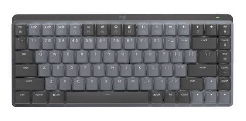 Teclado Logitech Inalambrico Mx Mechanical Mini Graphite