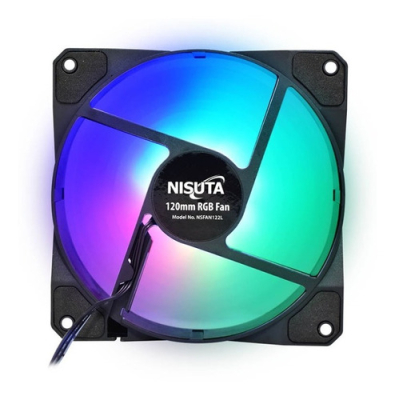 Cooler Gabinete Nisuta X2 120Mm Ns-Fan122L Rgb