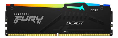 Memoria Ddr5 16Gb 5200Mhz Kingston Fury Beast Rgb Kf552C40Bba-16