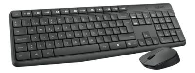Outlet Combo Teclado Y Mouse Logitech Mk235 Inalámbrico