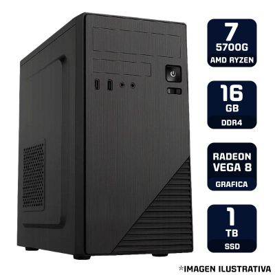 Pc Armada Gamer Cpu Amd Ryzen 7 5700G 1Tb Ssd 16Gb Ram