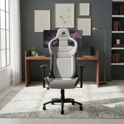 Silla Gamer Corsair T3 Rush Gris/Carbon