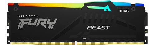 Memoria Ddr5 32Gb 5200Mhz Kingston Fury Beast Rgb Kf552C40Bba-32