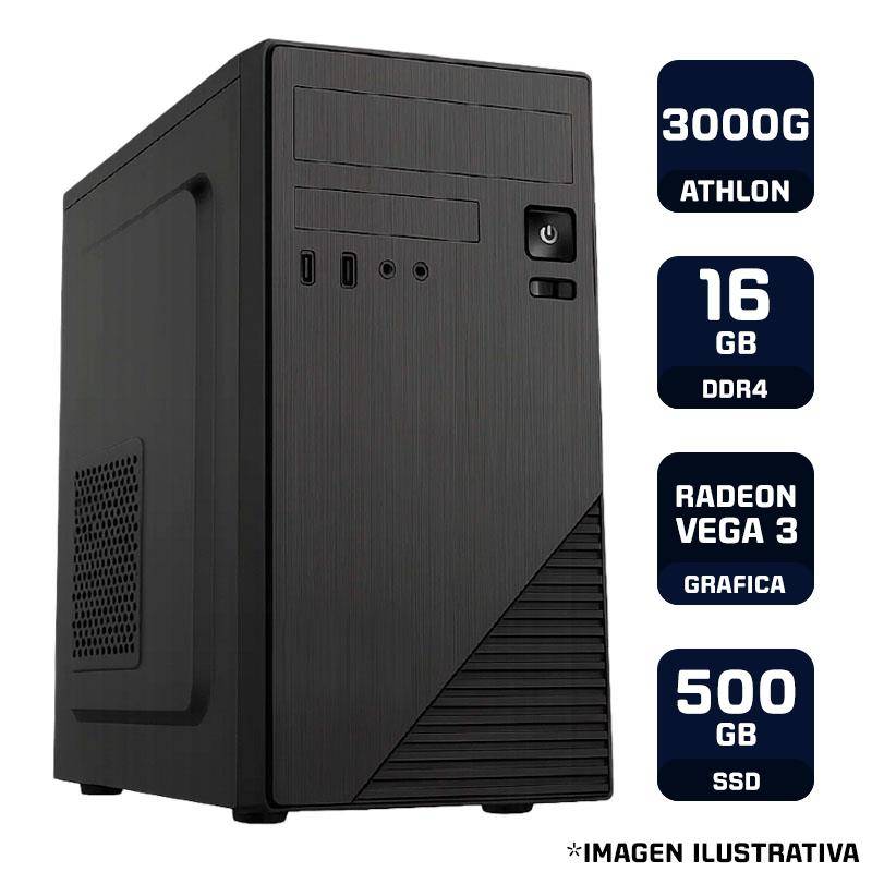 Pc Para Oficina Amd Athlon 3000G 16Gb Ssd 500Gb