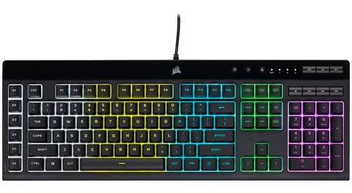 Teclado Corsair K55 Rgb Pro Black English
