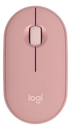 Mouse Inalámbrico Logitech M350S Rosa Bluetooth Silent 4000 Dpi