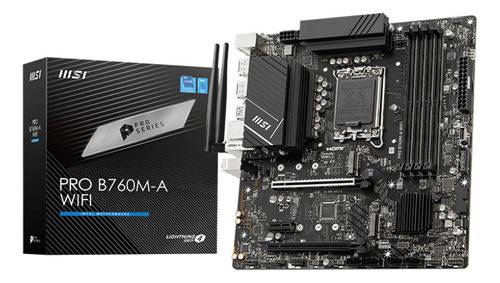 Mother B760M-A Pro Wifi Msi Ddr5 S1700