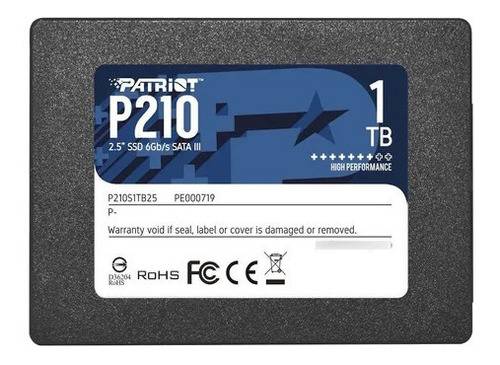 Disco Ssd 1Tb Patriot P210 2.5 Sata3