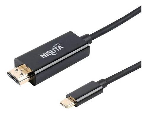 Cable Usb C / Hdmi 4K 1.8Mts Nisuta 3.1 Ns-Causchd