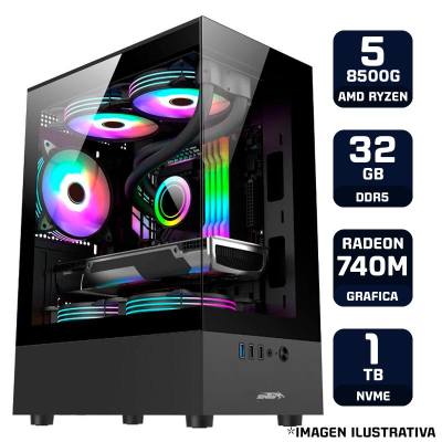 Pc Armada Gamer Amd Ryzen 5 8500G 6C 32Gb Ram 1Tb M.2