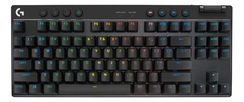 Teclado Logitech Pro X Tkl Lightspeed Black Switch Brown
