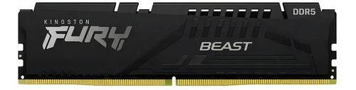Memoria Ram Ddr5 Kingston Fury Beast 32Gb 5600Mhz Cl40 Black