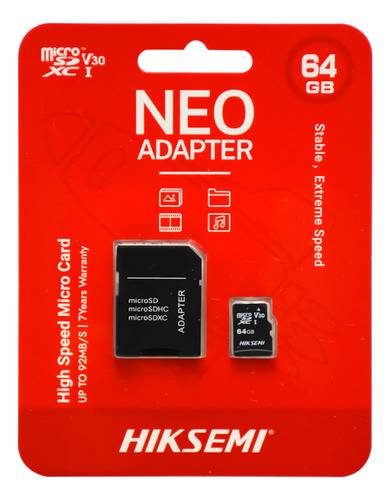 Msd 64Gb Hiksemi Neo Con Adaptador