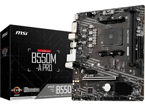 Mother B550M-A Pro Msi Ddr4 Am4