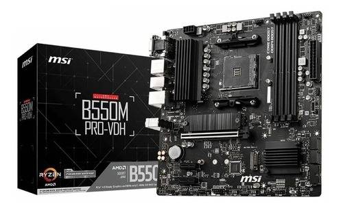 Mother B550M Pro-Vdh Msi Ddr4 Am4