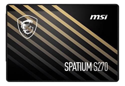 Disco Ssd 480G Msi Spatium S270 Sata 2.5