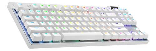 Teclado Logitech Pro X Tkl Lightspeed White Switch Brown