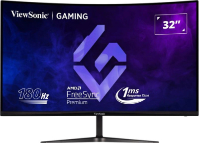 Monitor 32P Viewsonic Curvo Freesync 180Hz Qhd Vx3218C-2K