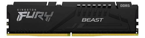 Memoria Ddr5 16Gb 6000Mhz Kingston Fury Beast Cl36 Black