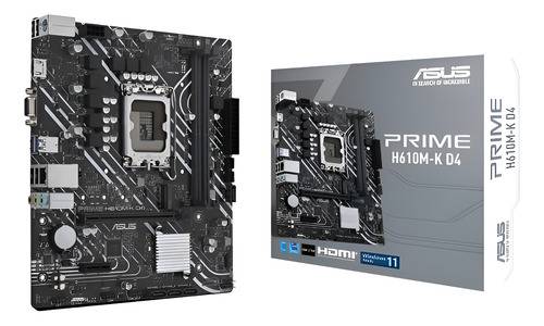 Mother H610M-K D4 Asus Prime Csm S1700