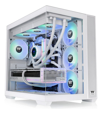 Gabinete Thermaltake View 380 Tg Argb Snow White