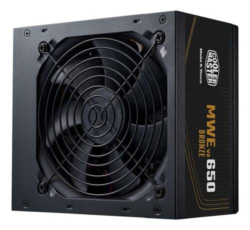 Fuente 650W Coolermaster V3 Mwe Bronze 80+ Atx 3.1