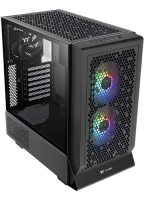 Gabinete Tt Ceres 330 Tg Argb Mid Tower Black