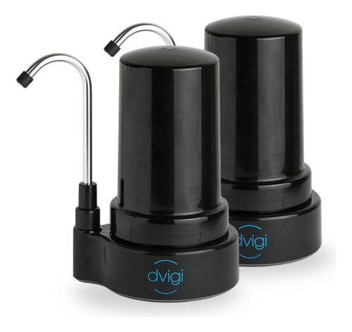 Combo Producto Purificador De Agua Dvigi Compact Negro (Pack X2)