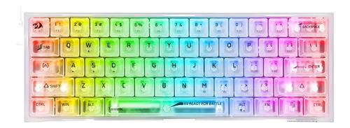 Teclado Redragon Fizz K617Ct-Rgb Switch Cristal