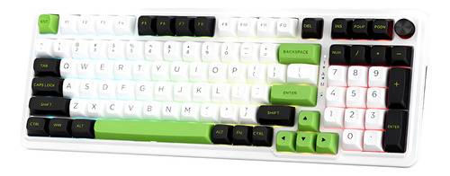 Teclado Redragon Eisa Max K686Wbg-Rgb White/Black/Green