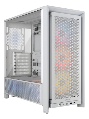 Gabinete Corsair 4000D Mid-T Frame Argb White