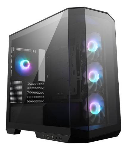 Gabinete Msi Mag Pano M100R Pz X4 Fan M-Atx Black