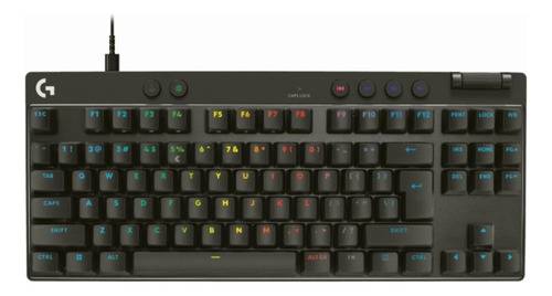 Teclado Logitech G Pro X Tkl Rapid Black