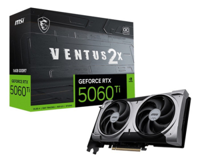 Vga Msi Rtx 5060Ti Ventus X2 16Gb Oc Gddr7 Nvidia